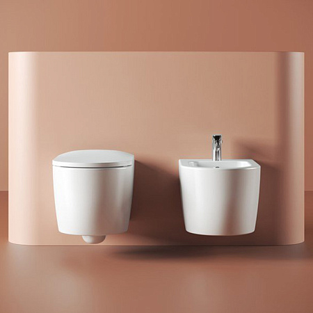 Унитаз подвесной ArtCeram Monet MNV001 01;00 белый глянцевый