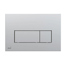 Кнопка смыва AlcaPlast THIN M572 хром матовый