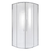 Душевой уголок Niagara Nova NG-3626-34 90x90x195 стекло шиншилла/профиль хром