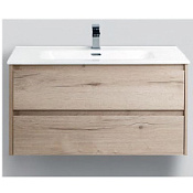 Тумба с раковиной BelBagno Kraft KRAFT-1000-2C-SO-RGB 100 rovere galifax bianco