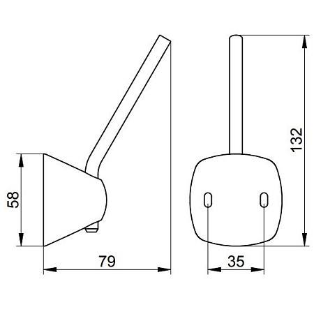 Держатель запасных рулонов Keuco City.2 02763010000 хром