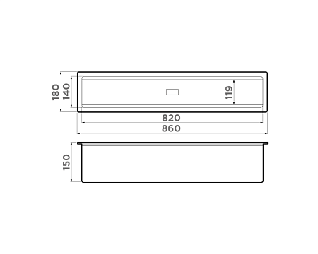 Сушилка для посуды Omoikiri DRY-03-PRO-WH графит