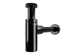 Сифон WasserKRAFT A171 для раковины черный глянец