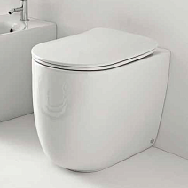 Унитаз приставной Kerasan Nolita 531801 безободковый, белый