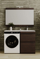 Мебель для ванной напольная El Fante Даллас 120 R 2 ящика, пленка, венге