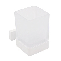 Стакан Inda Lea A18100WM21 настенный, белый матовый