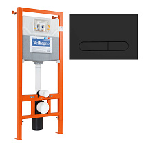 Комплект 2 в 1 BelBagno BB002-80/BB007-PR-NERO.M черный матовый