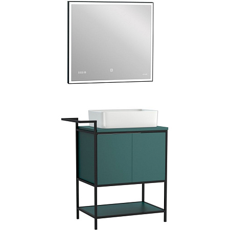 Тумба под раковину Cersanit Botanique 63014 80 зелёный