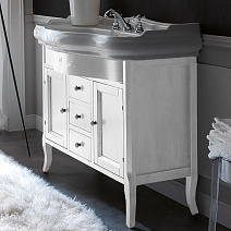 Тумба с раковиной Kerasan Retro 734730 bi mat 100 белый матовый