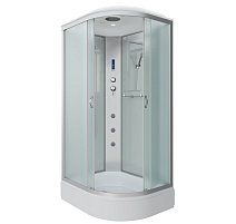 Душевая кабина Niagara Classic NG-33094-14LF 100x90x215 стекло матовое/профиль серебро