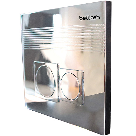 Кнопка смыва для инсталляций beWash Bona P02SC хром глянцевый