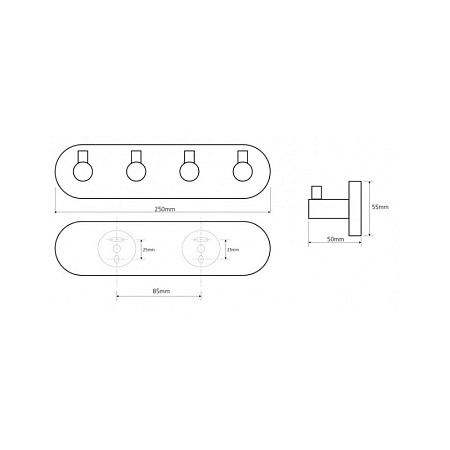 Крючок Bemeta Omega 104405212 четверной