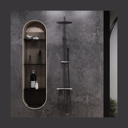 Душевая стойка Damixa Scandinavian Pure 936800300 черный