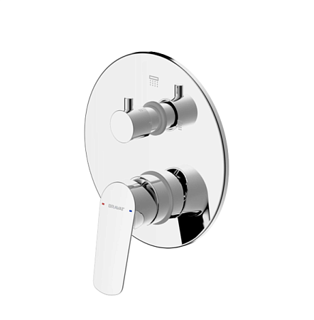 Смеситель Bravat Rhein PB8429564CP-3-ENG для душа, хром