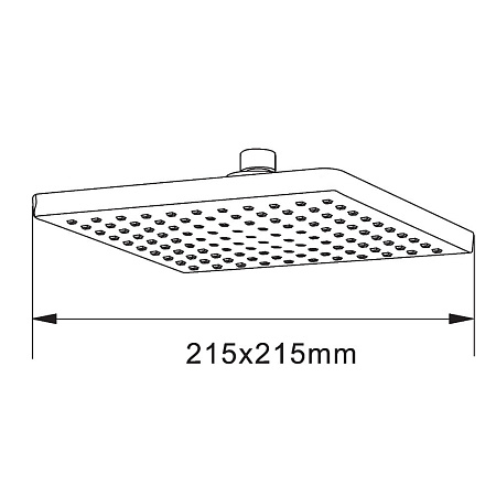 Верхний душ Agger ATS04 21,5 хром