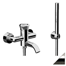 Смеситель Remer Element ET02XV для ванны с душем, сталь