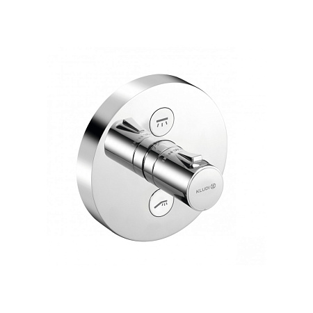 Смеситель Kludi Push 389120538 для ванны и душа, хром