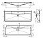 Раковина BelBagno BB1200/455-LV-MR-ALR 120х45 белый - фото 2