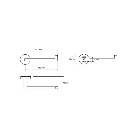 Держатель туалетной бумаги Bemeta Dark 104212030L