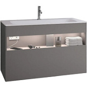 Тумба под раковину Keuco Stageline 32872290100 100 с подсветкой, инокс