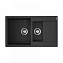 Кухонная мойка Omoikiri Daisen 86-2-BL 86х51 черный - фото 1