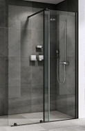 Душевая перегородка ABBER Komfort AG09120B 120x200 прозрачное/черный