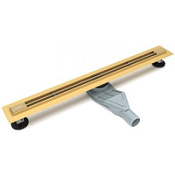 Душевой лоток Esbano Slim S-LINE-70SG с решёткой, золото матовое