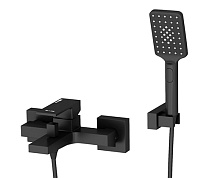 Смеситель WasserKRAFT Abens 2001 для ванны с душем, черный