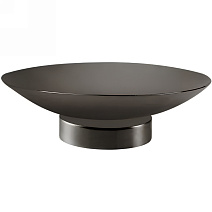 Мыльница Boheme Uno 10981-SGM настольная, оружейная сталь глянцевая Мыльница Boheme Uno 10981-SGM настольная, оружейная сталь глянцевая