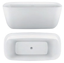 Акриловая ванна Hatria Y8AH25 170х78 белый матовый