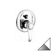 Смеситель Emmevi Tiffany 6019BC для душа, белый/хром