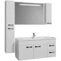 Мебель для ванной Aquaton Диор 1A110601DR010 120 раковина Айрис, белый