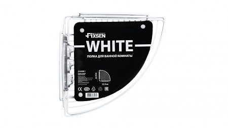 Полка угловая Fixsen FX-850W-1 белый
