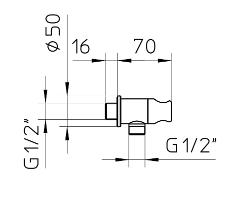 Душевая лейка Palazzani 9910N343 матовый белый