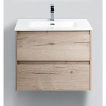 Тумба с раковиной BelBagno Kraft KRAFT-600-2C-SO-RGB 60 rovere galifax bianco
