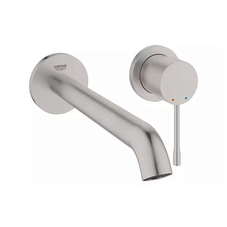 Смеситель Grohe Essence New 19967DC1 для раковины, настенный, суперсталь