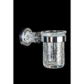 Стакан Boheme Murano Cristal 10904-CRST-CH для зубных щеток, хром