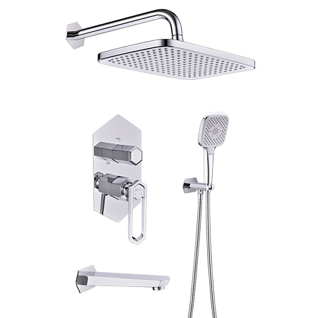 Смеситель  Lemark Prizma LM3922C для ванны с душем