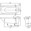 Ванна квариловая Villeroy & Boch Oberon UBQ180OBE2V-01 180х80 см, белая - фото 5