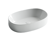 Раковина накладная Ceramica Nova Element CN5023 54x35x14.5 белый