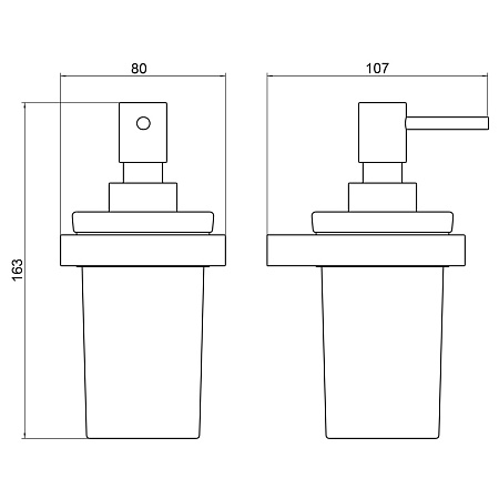 Дозатор Timo Petruma 15239/03 черный