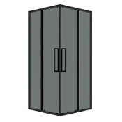 Душевой уголок Grossman Cosmo 300.K33.02.1010.21.10 98,5-100x98,5-100x195 тонированное/черный матовы