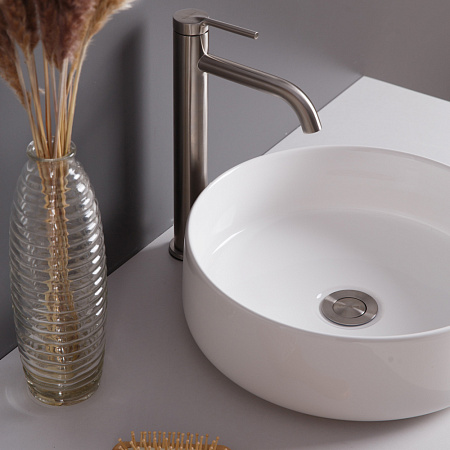 Раковина накладная BelBagno BB1357 37.5x37.5x12 белый