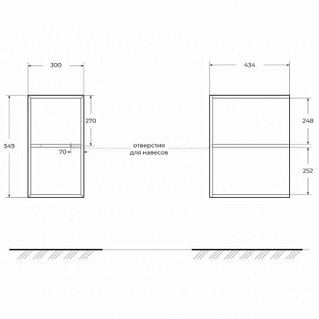 Шкаф Cezares Elettra 55529 bianco opaco