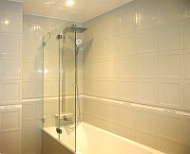 Шторка на ванну Gutewetter LUX PEARL GV-002A 80x150 L прозрачное стекло/CH25