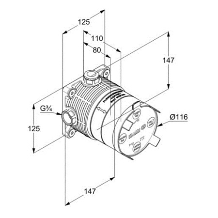 Душевой комплект Kludi Pure&Style 406300575 хром