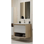 Мебель для ванной Jorno Tossony Toss.01.70/P/SS-W/JR 70 сонома светлая/белый