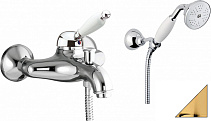 Смеситель Fiore Imperial 89GO5104 для ванны с душевым гарнитуром, золото