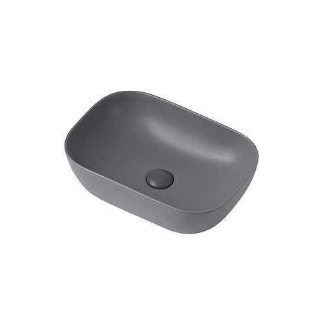 Раковина накладная ABBER Rechteck AC2200MG серый матовый