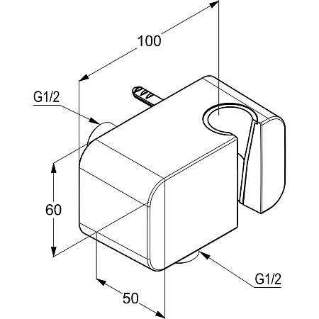 Душевой комплект Kludi Bozz 386710576 хром